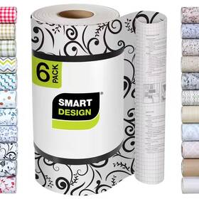Smart Design 705353354670 Bonded Grip Midnight Summer Scroll 12 Inch D X 120 L Abstract Non-slip Drawe
