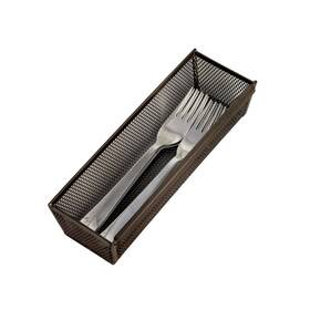8216188 Smart Design Drawer Organizer - 9 X 3 Inch Steel Metal Mesh Tray With Int