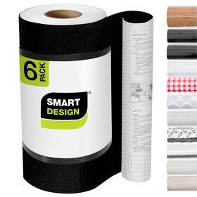 8607012as6 Smart Design Adhesive Shelf Liner - 18 Inch X 120 Feet Drawer Cabinet Paper