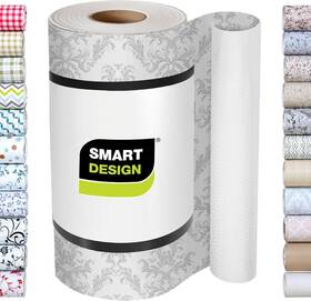 8742509 Smart Design Bonded Grip Shelf Liner - 12 Inch X 10 Feet Non Adhesive Strong