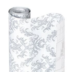 Smart Design Shelf Liner With Solid Adhesive Washable Cutable Material Non