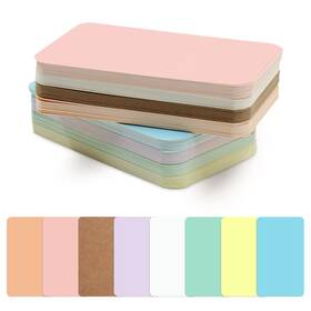 Snomel 676431574504 120pcs Small Blank Paper Message Note Business 3.5 X 2 Inches 120 Pieces