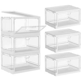 1916 Snslxh Clear Storage Bins With Lids Stackable Magnetic Doo