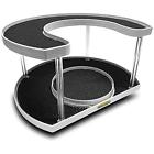 Snswh2002 Stownspin White Deluxe Tier Lazy Susan Turntable Spice 853314008152
