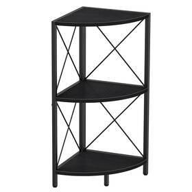 Snughome 792483439049 Corner Shelf With Metal Frame 3 Tier Storage Organizer Free