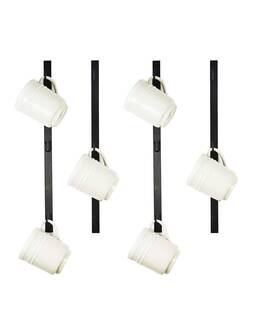 Socal Buttercup Coffee Metal 4pack Straight Mug Rack - Holds A Dozen Cups And Mugs Including Teacups Mason Jar