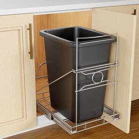 Rtl033 Socont Pull Out Trash Can Under Cabinet Adjustable Holder For 7 To 11 Gall