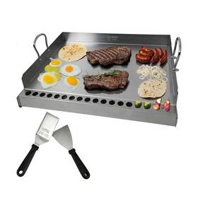 Sogawave 791107064056 24x16 Inch Stainless Steel Flat Top Grill Plate With Built-in Jalap... Fast Ship
