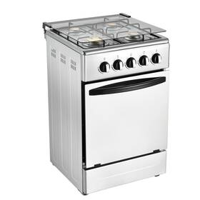 Lpg-20r68l Soirfantlio 20-inch Gas Range With 4 Burners 68l Rotary Baking Oven Stainless Steel Bod