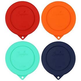 Sophico 1 Cup Round Silicone Storage Cover Lids Replacement For Anchor Hocking A