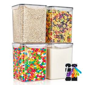 Sorbus 192405412752 Airtight Dry Food Storage Containers With Lids