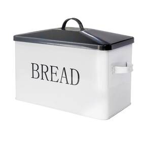 Sotech 653858236741 Metal Bread Box With Lid For Kitchen Countertop Large Bin Kitche