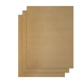 Sourcingmap 678202099810 3pcs Oven Liners 12 X 16 Inch Non-stick Liner Cooking Mats Brown