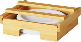 52zpfp-zz11-85-z Spaceaid 8.5-inch Paper Plate Dispenser Under Cabinet Bamboo Plates 52zpfp-zz11-85-z Spaceaid 8.5-inch Paper Plate Dispenser Under Cabinet Bamboo Plates