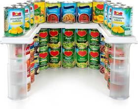 Ssp3001 Spicy Shelf Savvy Adjustable Pantry Spice Rack And Can Storage Organizer Ssp3001 Spicy Shelf Savvy Adjustable Pantry Spice Rack And Can Storage Organizer
