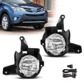 Fl1050 Spiegeer Fog Lights Assembly For 2013 2014 2015 Toyota Rav4 Replacement Kit With Wir Inch