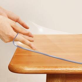 Splendeful 737655314434 Large 40x80 Inch Pvc Clear Table Protector Plastic Cover Mat Vinyl Tabl