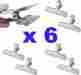 Ssclpw05 Pro Chef Kitchen Tools Big Stainless Steel Bag Clips For Air Tight Seal Grip On Coffee Bags 6 616175372998