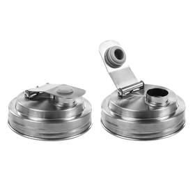 Lid001 Starfa Lab 2pcs Mason Jar Pour Spout Lid Stainless Steel For 86mm Ball