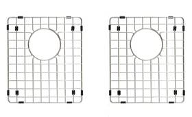 Starstar 799206795734 Double Bowl Kitchen Sink Bottom Two Grids 11.75 X 14 Stainless