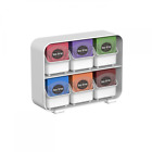 Stborg-wht Mind Reader Clutch Drawer Tea Bag Holder White 887530005336