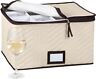 Stemware Storage Case For Wine Glassware Holds 12 Glasses