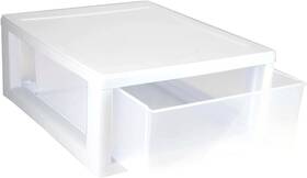 Sterilite 378482563154 16 Quart Single Box Modular Stacking Storage Drawer Container