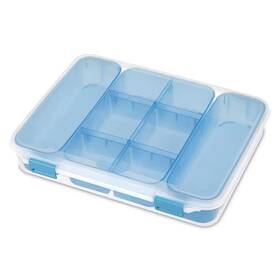 Sterilite 744110084351 18-pack 1 Gal Divided Storage Cases With 8 Compartments Stackable Craft Organizer Sterilite 744110084351 18-pack 1 Gal Divided Storage Cases With 8 Compartments Stackable Craft Organizer