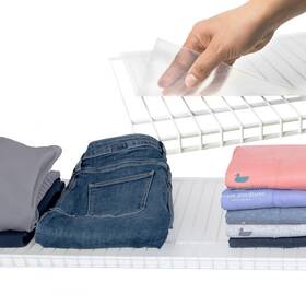 Sterling Shelf Liners 699618298307 Liner Wire Closet Pantries Set 4 16 X 48 Inch - Plastic Close