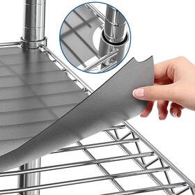 Sl0646-sl0669-18x36-graphite Sterling Shelf Liners Set Of 4 For Wire Liner- 18 Inch X36 4pcs Graphite
