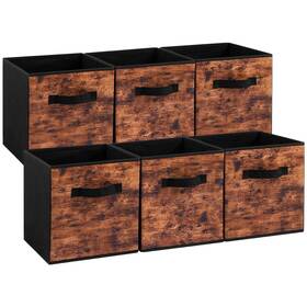 Cms01 Stero Fabric Storage Cubes 6 Pack Foldable Bins With Handle 11 Inch Cms01 Stero Fabric Storage Cubes 6 Pack Foldable Bins With Handle 11 Inch