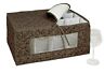 Stor001-bln-brwn Stor001-bln Brwn Homewear Linens Hudson Damask Stemware Storage 722885423520