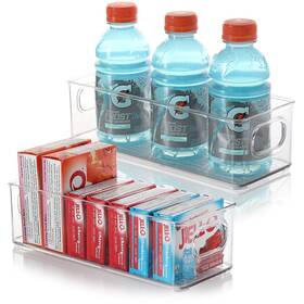 N-sb-bin-c-10.4.3 Storagebud 2x-kn Fridge Organizer - 2 Pieces Refrigerator Bins Pantry O