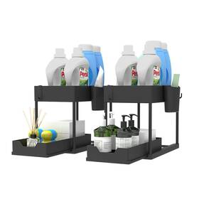 Qm1079 Stoutpely Under Sink Organizer Kitchen Organizers And Storage 2 Tier Cabine