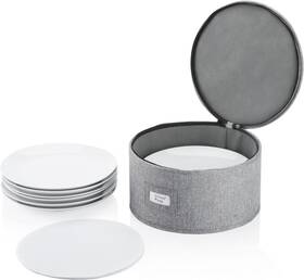 Stozu 445012435441 China Storage Container For Dinner Plate - 11.5 Inch W X 7 H Includes 12 Felt Div