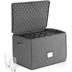 Stozu 605671954913 China Cup Storage Chest With 2 Layers Of Featuring A Inner Case For E