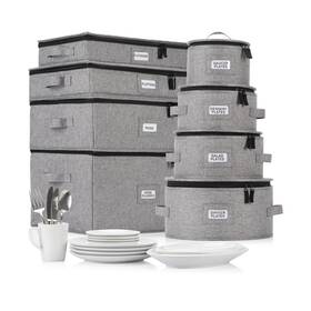 Stozu 605671955736 8pcs Hard Shell China Storage Containers Mug Box Wine Glass Stozu 605671955736 8pcs Hard Shell China Storage Containers Mug Box Wine Glass