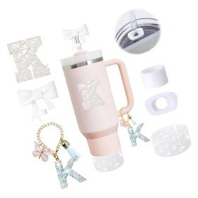 Strendier 094759667287 6pcs White Stanley Cup Accessories Set Fit For 30oz 40oz. Includi