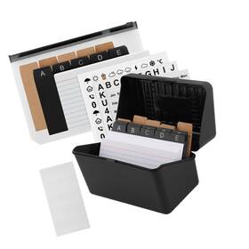 22422547 Strendier 3x5 Index Card Holder Set With Cards And Dividers Labels Stickers 100 Ruled 22422547 Strendier 3x5 Index Card Holder Set With Cards And Dividers Labels Stickers 100 Ruled