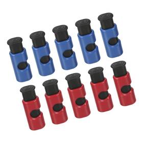 Strendier 793260893450 Bag Clips 10 Pack Squeeze And Lock Bread For Food Storage Plasti