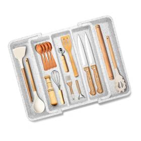 Ich1209h Strendier Expandable Large Silverware Organizer Utensil Drawer For Kitchen C