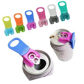 K088 Strendier 6 Pack Colors Soda Can Opener And Lids Drink Protector Caps Suitabl