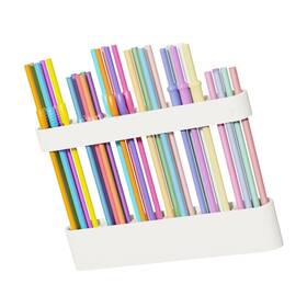 Ssh-6 Strendier Straw Holder For Cabinet Door Silicone Organizer Kit