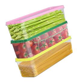 Ymh001 Strendier 3pcs Pasta Storage Container With Lid Ice Cream Airtight Plastic Sp