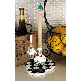 Studio 350 758647694983 White Polystone Chef Paper Towel Holder - Small Studio 350 758647694983 White Polystone Chef Paper Towel Holder - Small