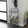 3-tiered Studio 350 Modern Iron Storage Cart With Caster Wheels 758647776030