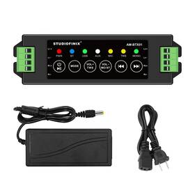 Studiofinix 974065533060 Stuodiofinix 4-channel Mini Bluetooth Amplifier 120w For Passive Speakers Wit