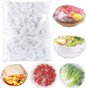Sl0068 Sublaga 300pcs Reusable Elastic Food Bowl Storage Covers Multicolored