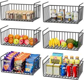 Sy-hb-061 Sufauy 6pcs Under Shelf Storage Basket Cabinet Wire 6pack Black Sy-hb-061 Sufauy 6pcs Under Shelf Storage Basket Cabinet Wire 6pack Black