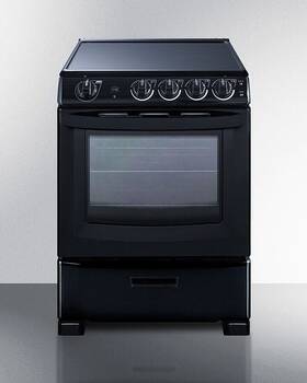 Rex2431brt Summit Appliances 24 Inch Wide Electric Smooth-top Range Stove